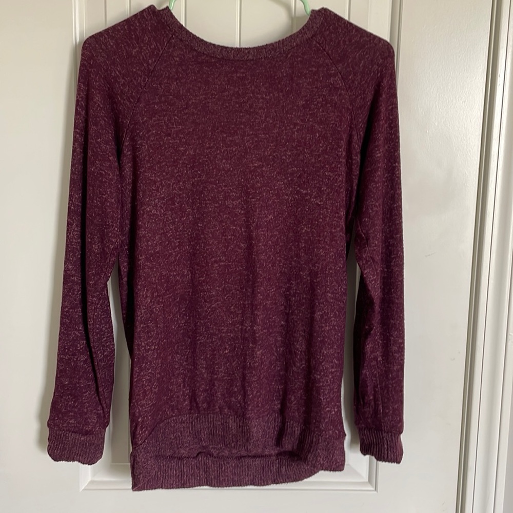 Burgundy sweater
